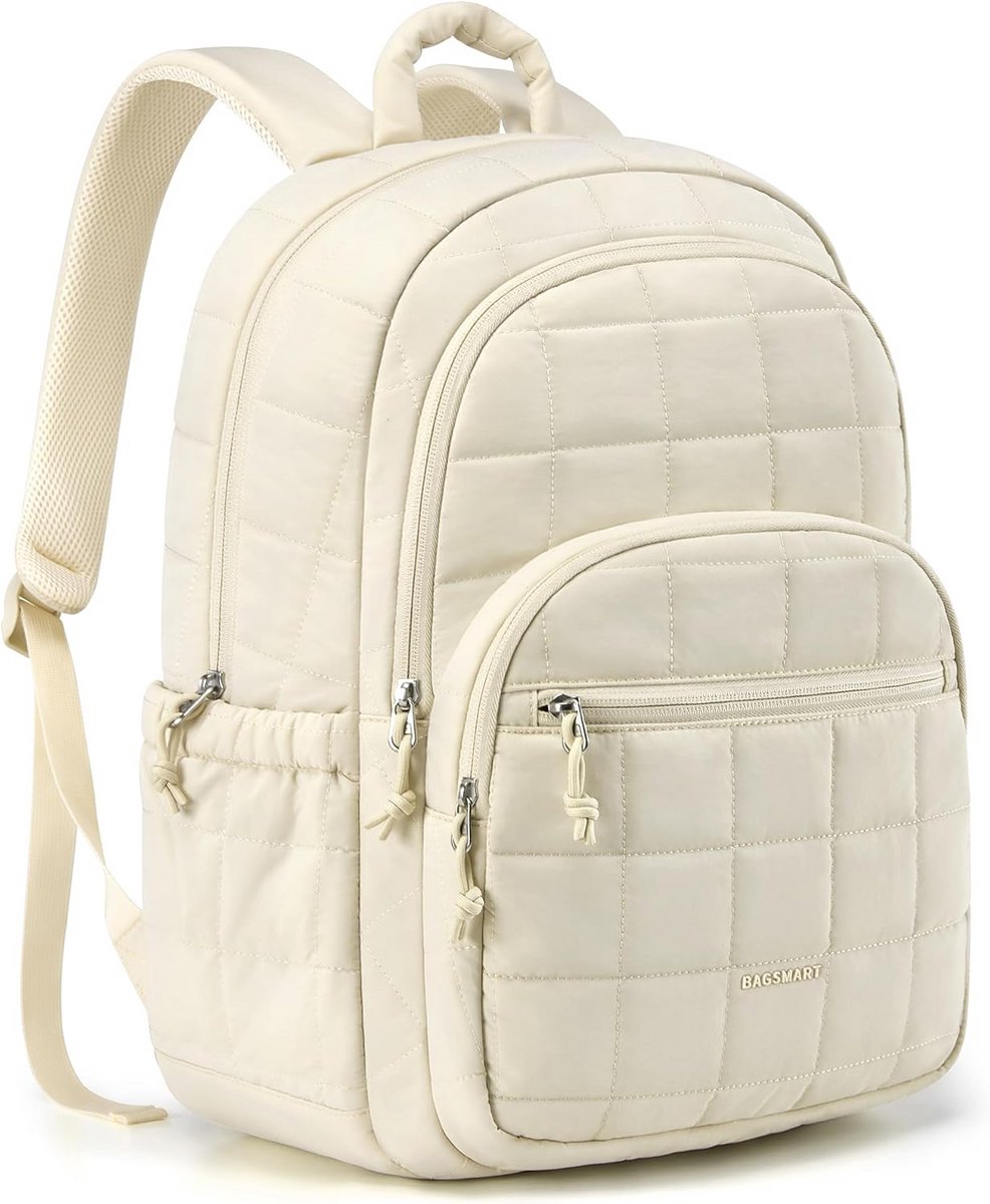 Waterdichte Laptop Rugzak voor Dames - Ruime Daypack voor 15.6 Inch Laptop - Ideaal voor School en Reizen