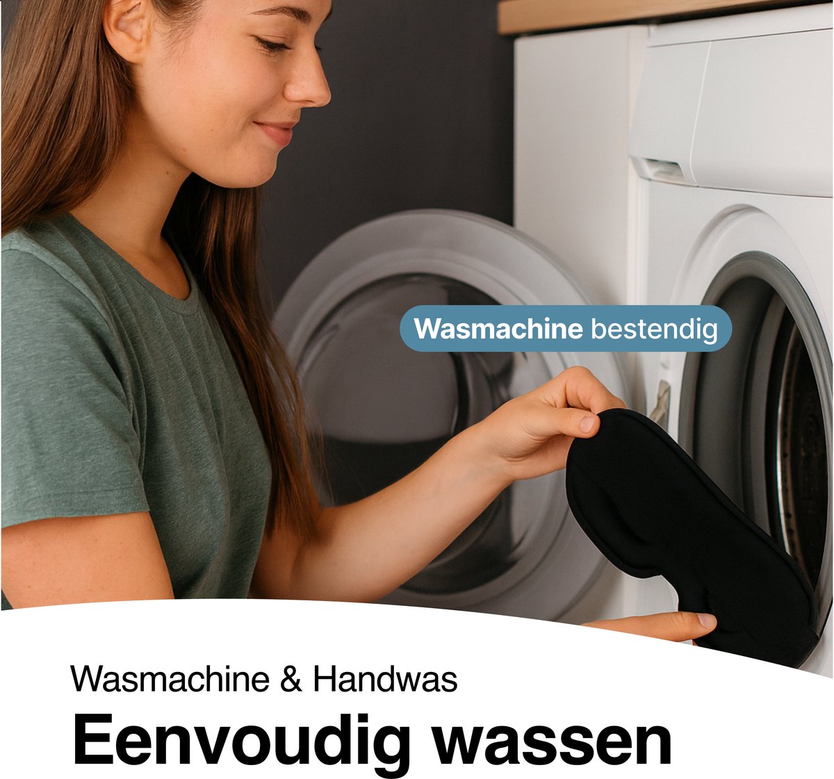 Tribe & Co Verstelbaar Slaapmasker – Slaapmaskers - 100% Verduisterend - Ademend Traagschuim - voor Mannen, Vrouwen en Kinderen — afbeelding 5