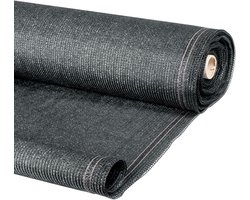 Privacydoek 1.8 x 10 Meter Antraciet Grijs Wind- en Zichtdoek 80% Scherming