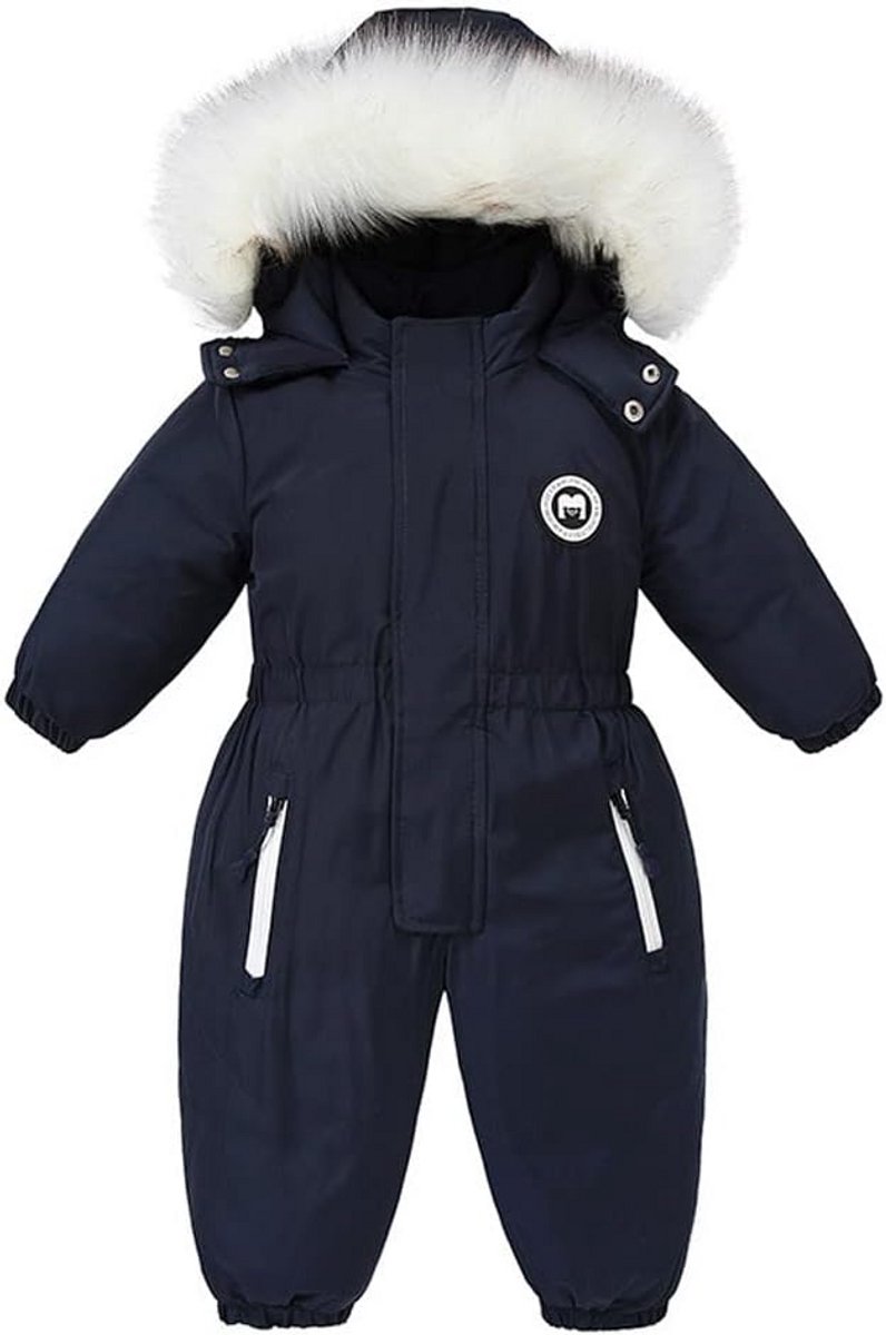 Waterdicht sneeuwpak voor baby's en peuters - Fleece, winddicht, romper, ski-jack