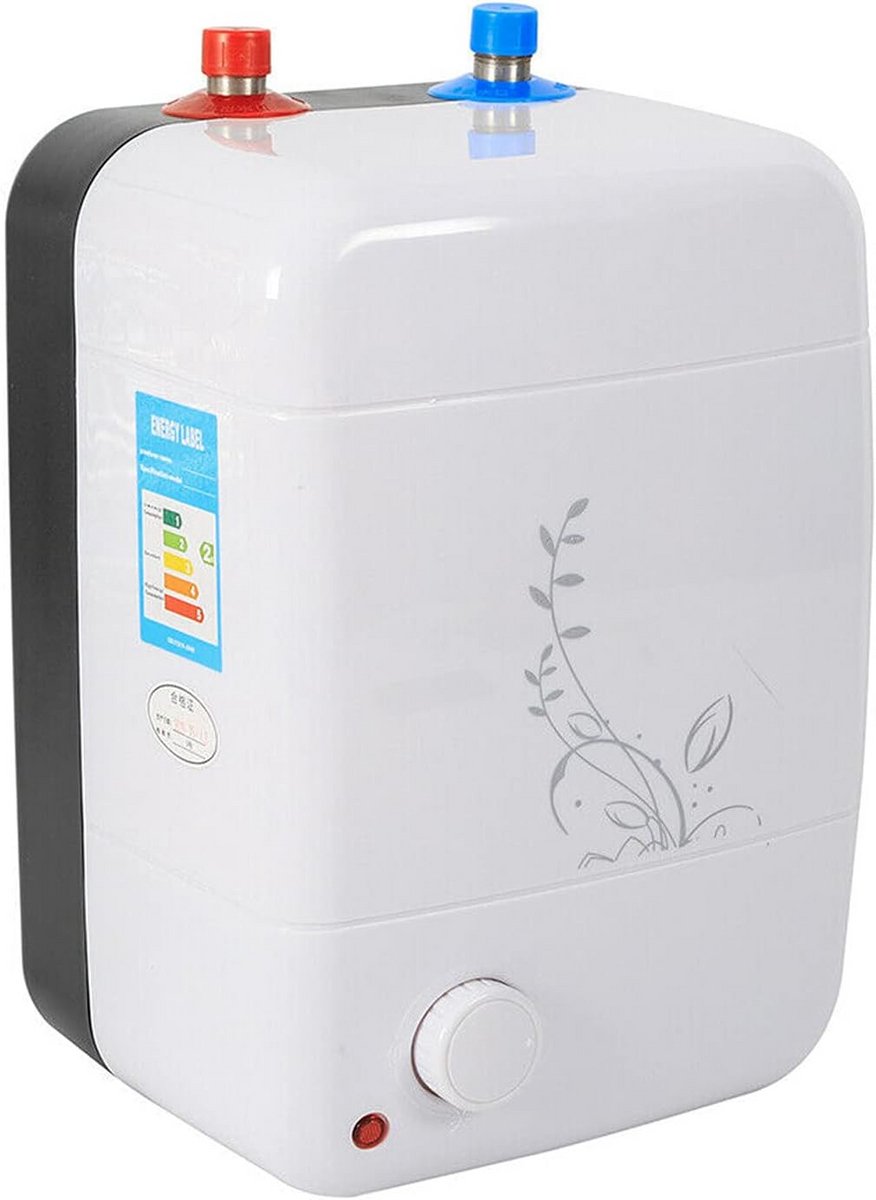 Compacte 8L Onderbouwwaterboiler met Instelbare Temperatuur en Roestvrijstalen Tank