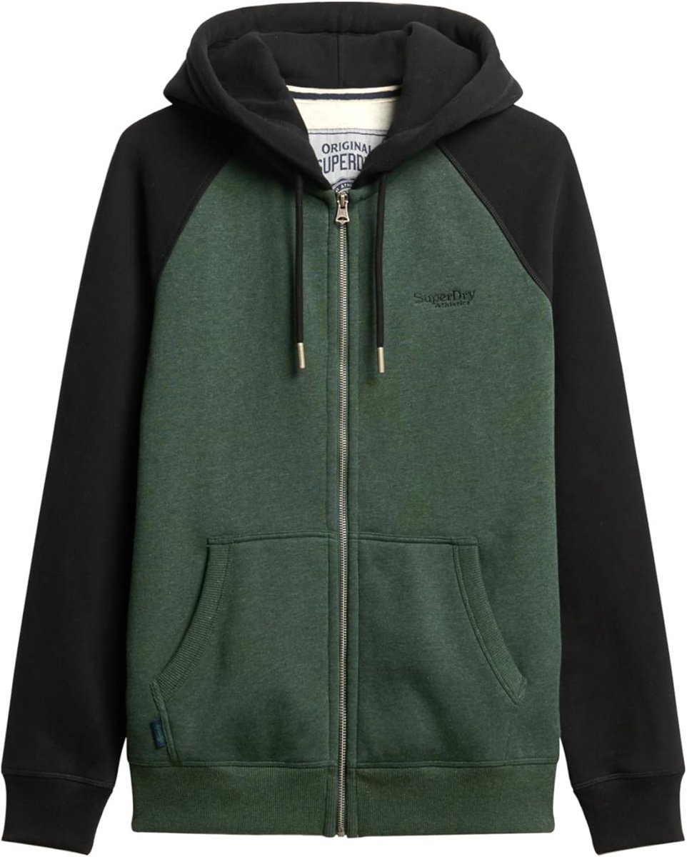 Heren Baseball Zip Hoodie – Comfortabele en Stijlvolle Sweater