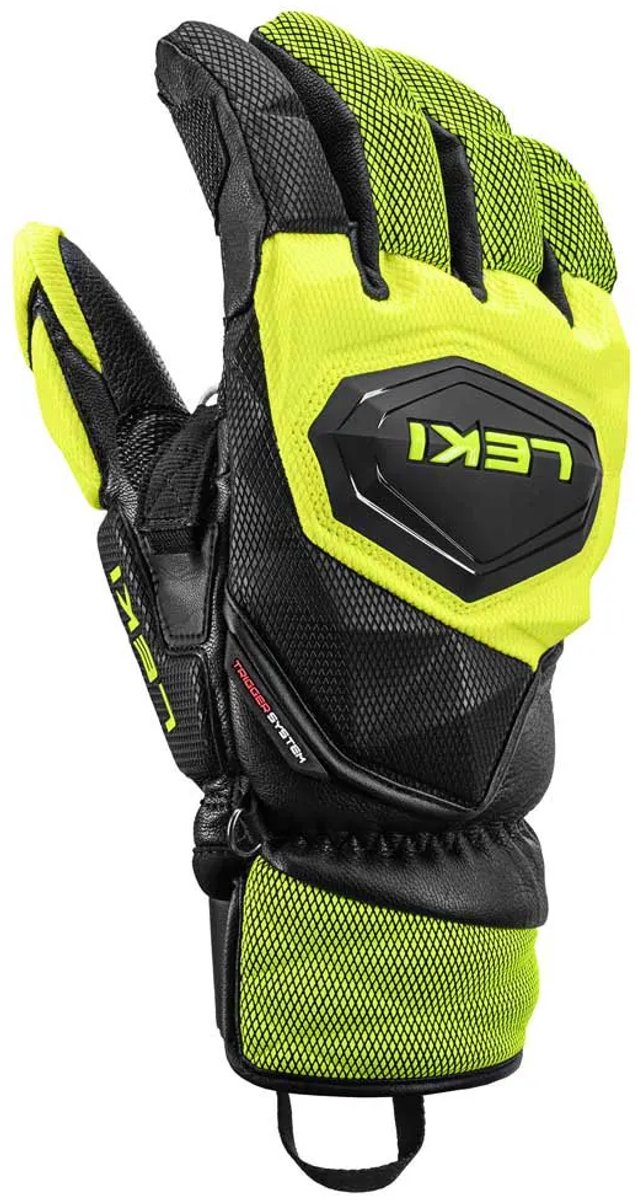 Leki Alpino Wcr Venom Sl 3d Handschoenen Geel,Zwart 7 Man