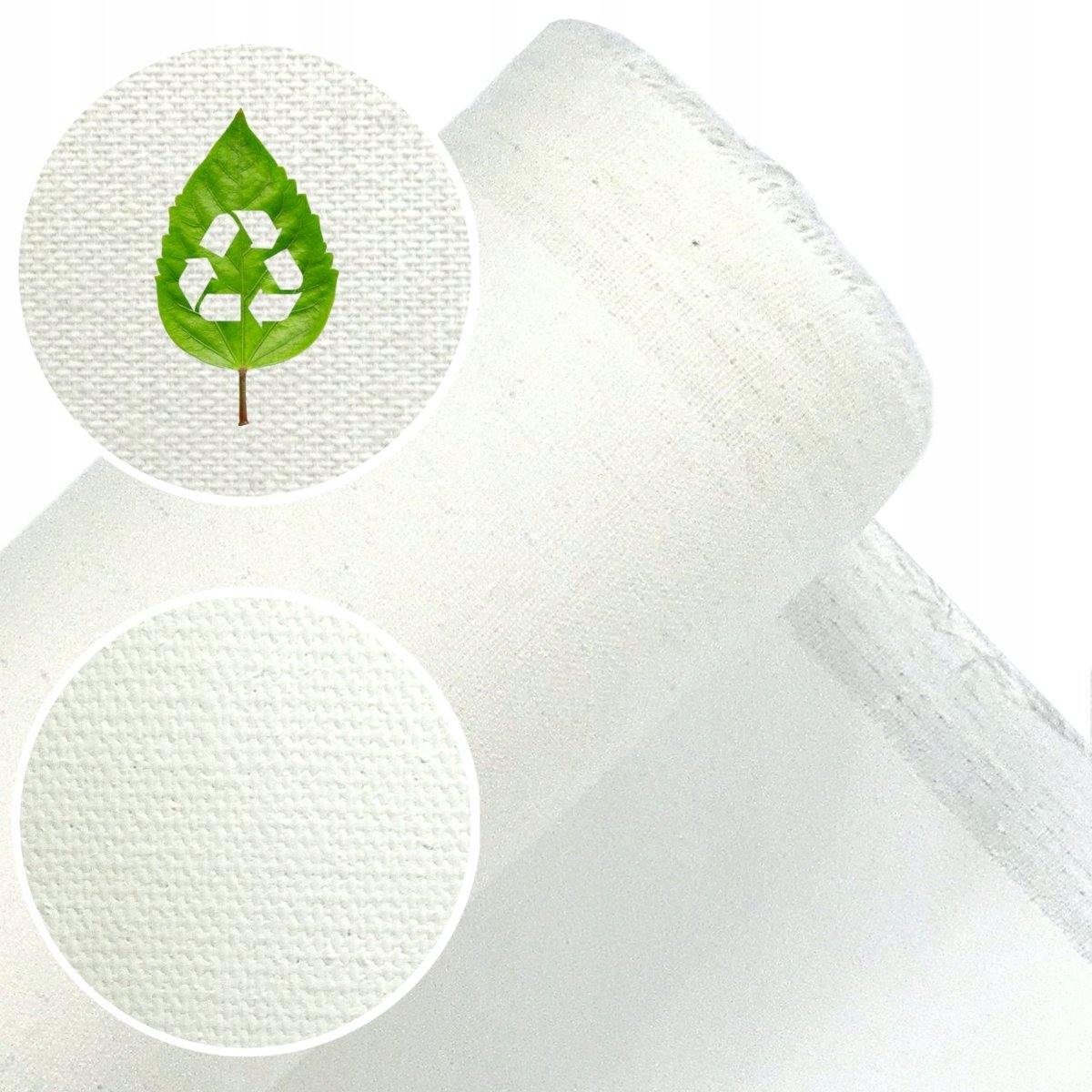 Phoenix Katoenen Schilderdoek 300g/m² 1,48x10m Gerecycled Wit