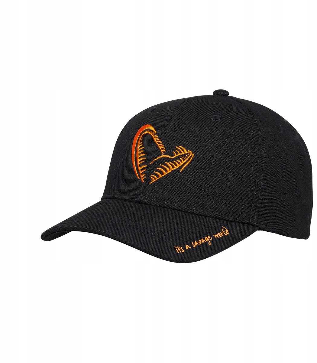 Savage Gear Jaw Baseball Cap Zwart - Stijlvolle visserspet