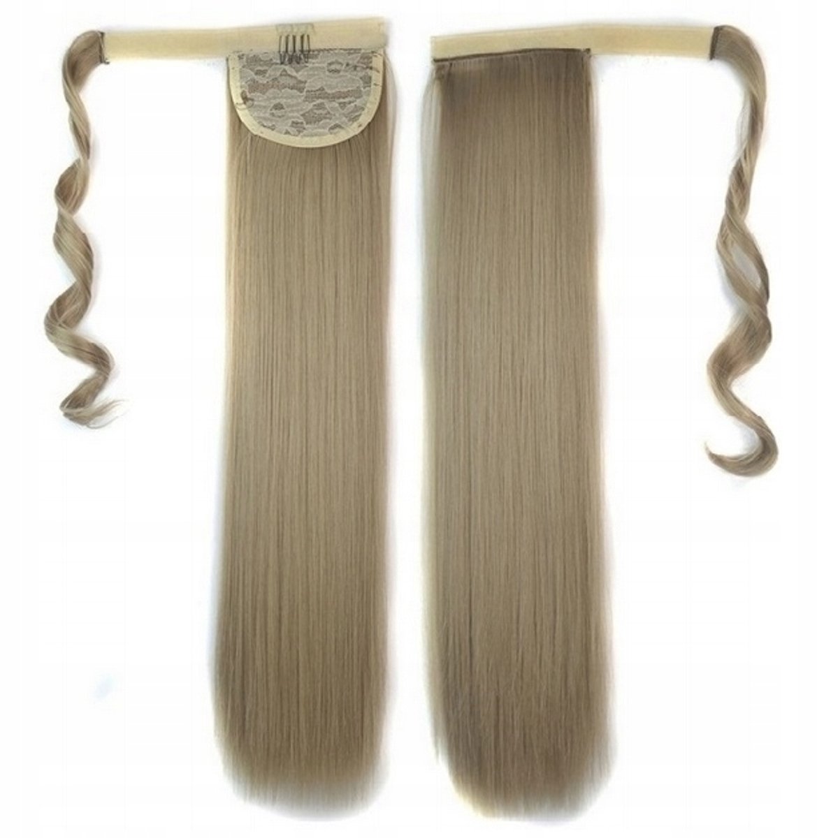 Dopsonk Kucyk Synthetisch Blond 60cm - Natuurlijke Look