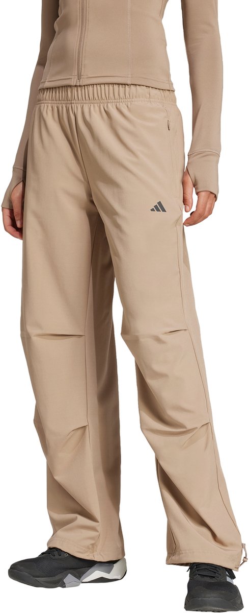 Adidas Performance Workout Essentials Woven Sportbroek Dames Bruin