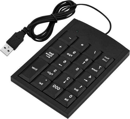 USB numeriek toetsenbord voor laptop/PC