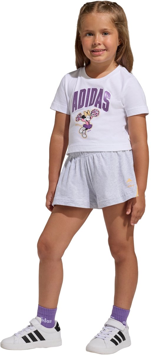 Adidas Sportswear Adidas Disney Minnie Mouse T-Shirt-Set Kinderen Wit
