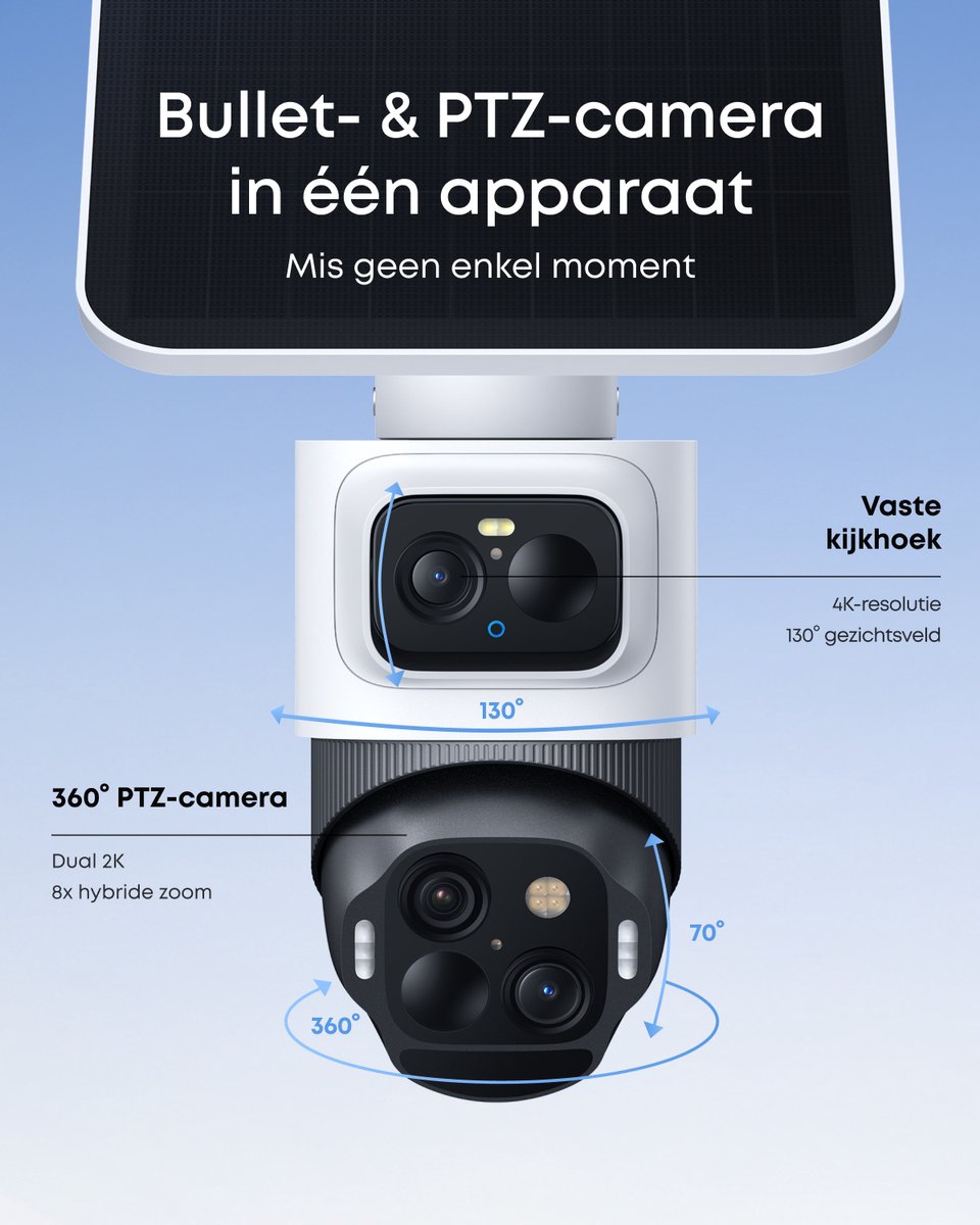 Afbeelding 2 van eufy Security eufyCam S4 2-camera set - Beveiligingscamera