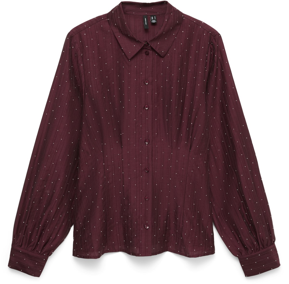 VERO MODA - VMVICCA STUD LS SHIRT WVN - Dames - Blouses