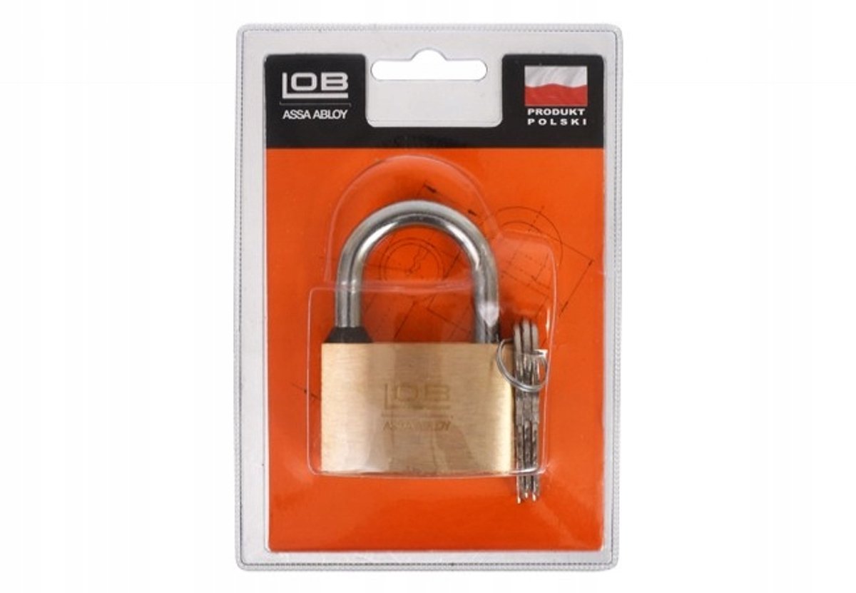 LOB KD-50 Messing hangslot - Veiligheid en Duurzaamheid