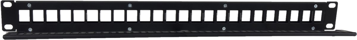 Patch Panel 24 UTP-Poorten Categorie 6 Phasak PA 3424