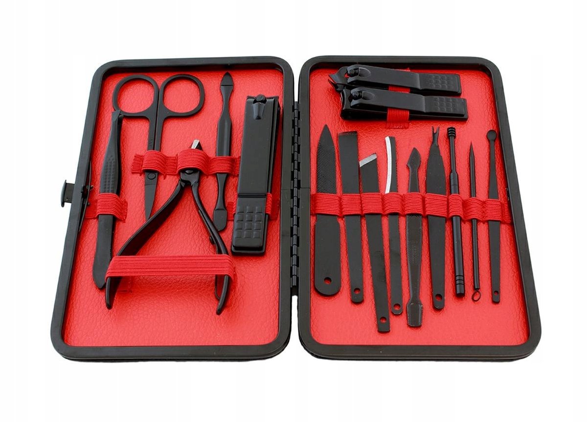16-delige Manicure & Pedicure Set - Roestvrij Staal