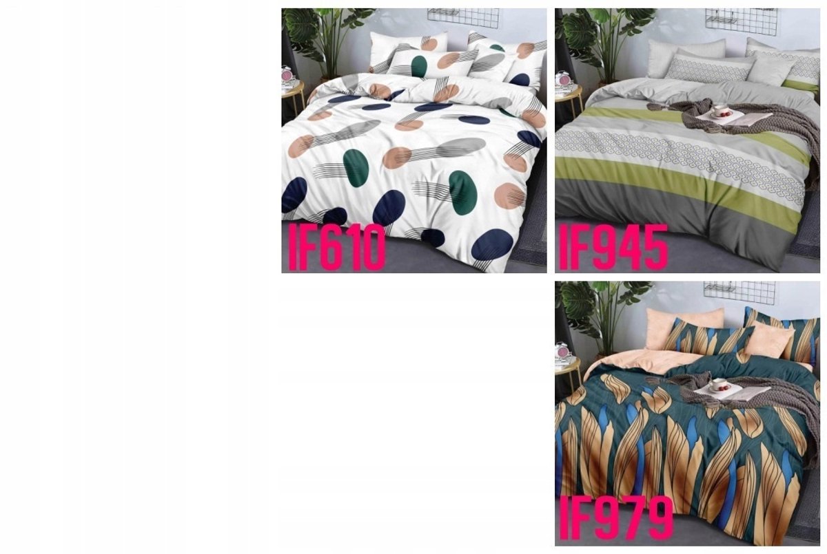 3D Dekbedovertrek Set 200x220 + 2 Kussenslopen 70x80 - Diverse Patronen