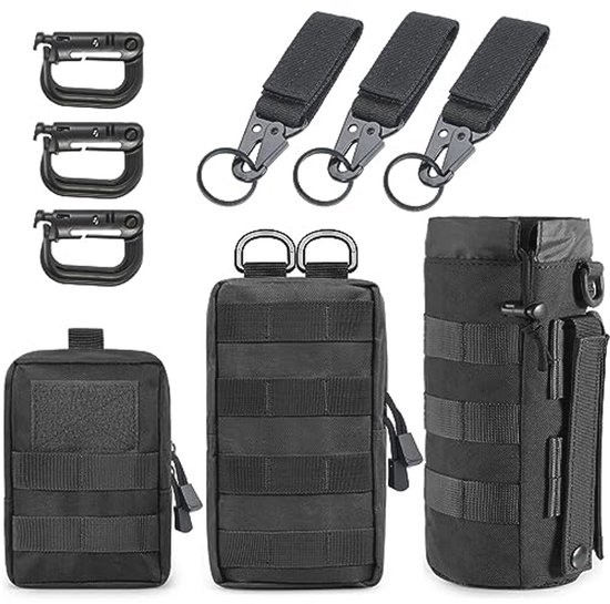 3 Stuks MOLLE Elastische Bevestigingsbanden, Multifunctionele 3 Stuks MOLLE Elastische Bevestigingsbanden, Multifunctionele