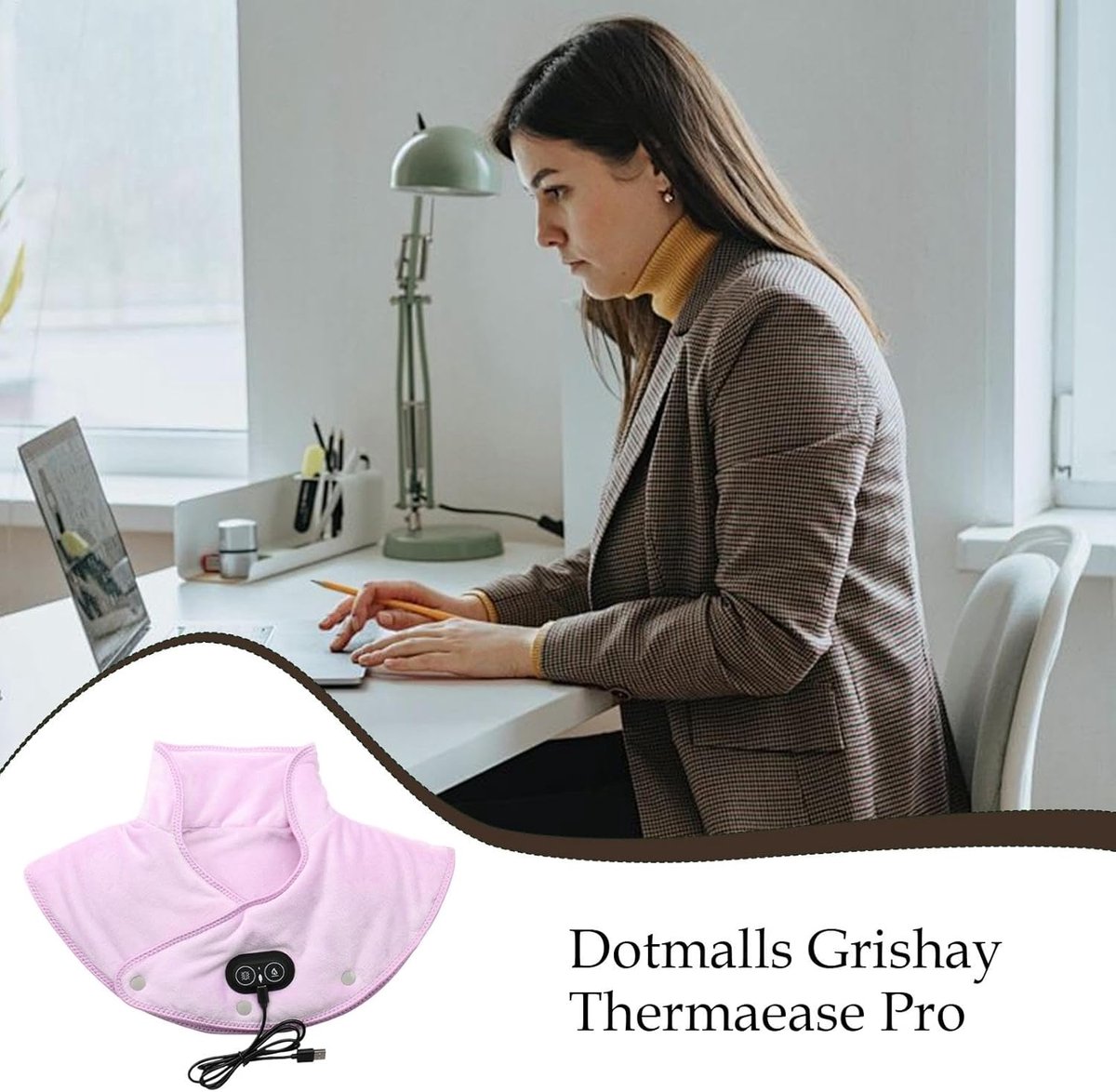 BeltAvenue Nek- en Schouderverwarmingskussen met Massagefunctie - afbeelding 3