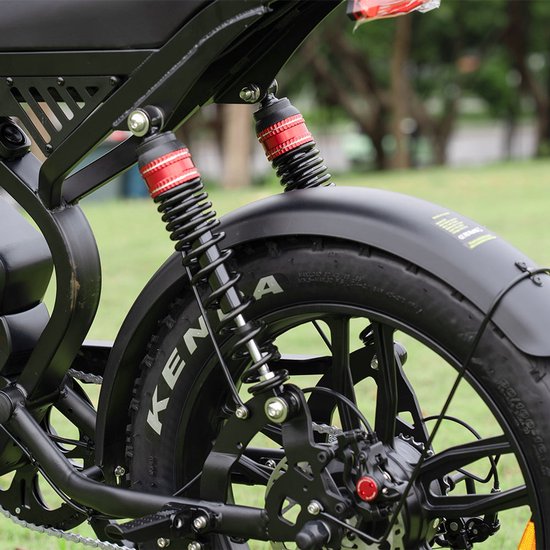 QmWheel S20 Pro - Fatbike - Zwart - Hydraulische Remmen van QmWheel — afbeelding 5