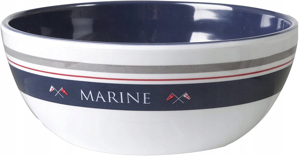 Brunner Marine Melamine Saladekom - Groot, Duurzaam & Stijlvol