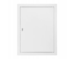 Metalen Inspectieluik Wit 40x50 cm met Drukknop