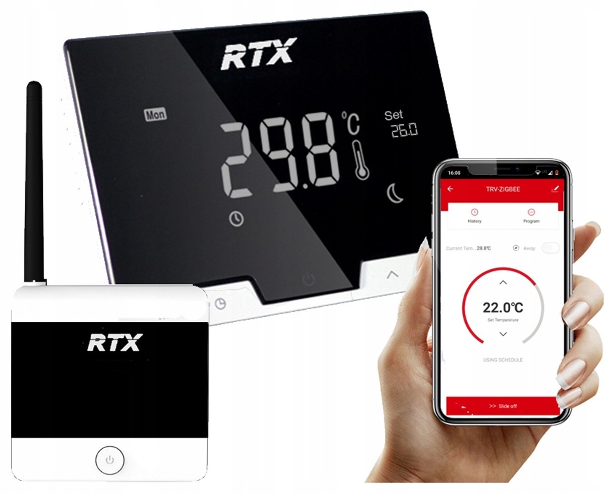 RTX WiFi Thermostaat voor CV Ketel - TUYA Smart Home