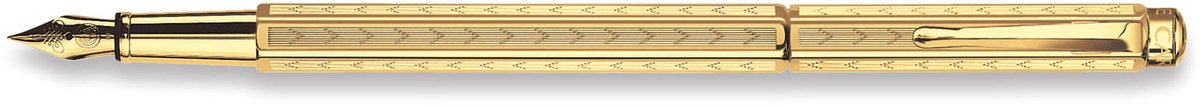Caran d'Ache Ecridor Chevron Gouden Vulpen