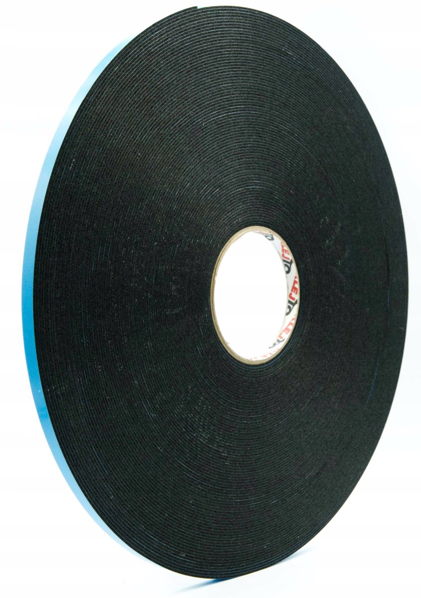 Zwarte Dubbelzijdige Schuimtape 6mm x 50m - Sterk & Duurzaam