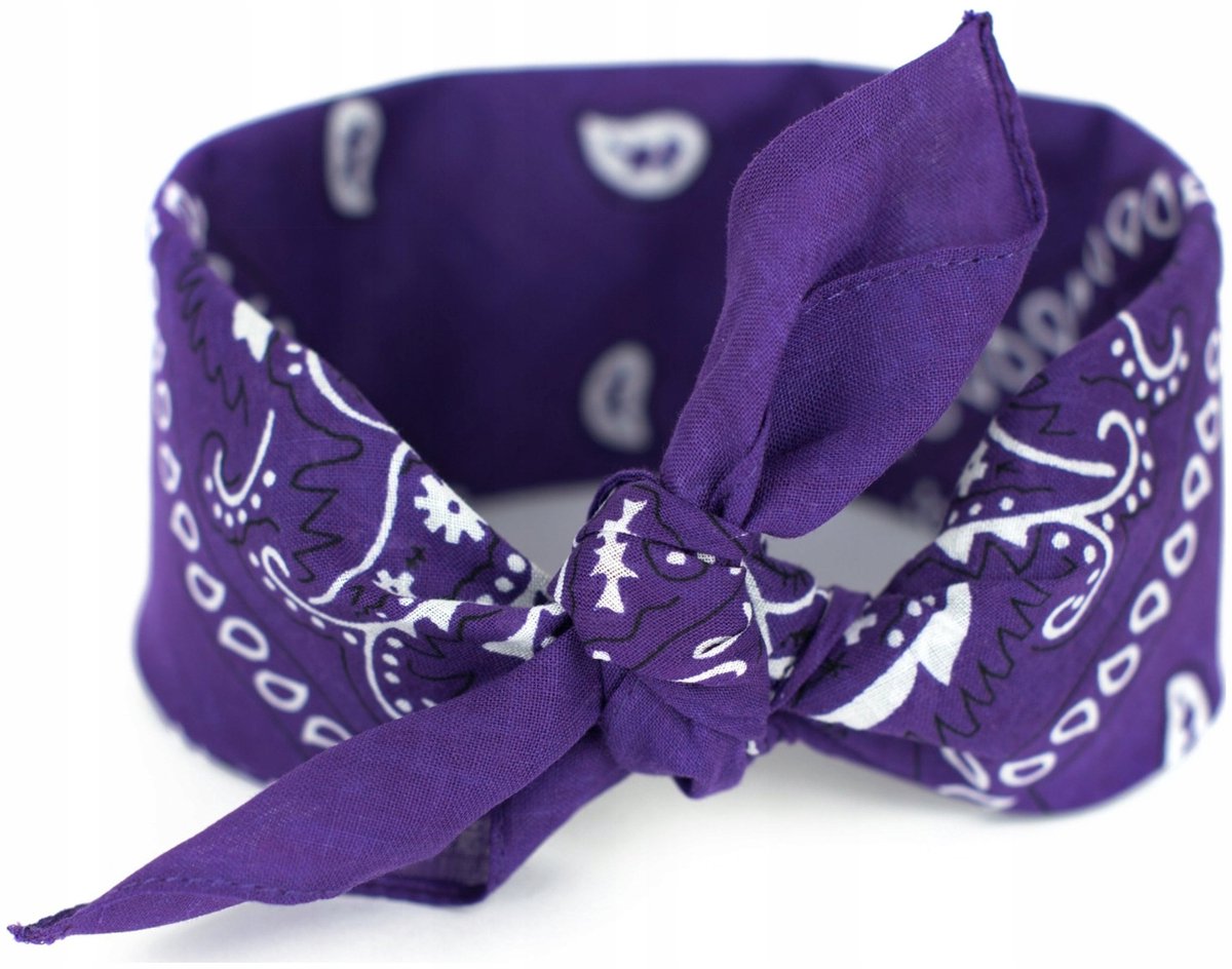 Bandana Classic Rebel - Paars | Hoofd, nek, tasaccessoire