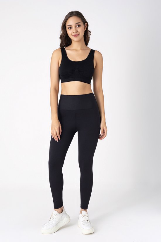 TAFUER - Dames Sportsleggings - Yoga - Fitness - Gym Sports - Hardloopbroek - High Waist - Sport Kleding - Zwart - 3XL / XXXL - 1 Stuk van Merkloos — afbeelding 4