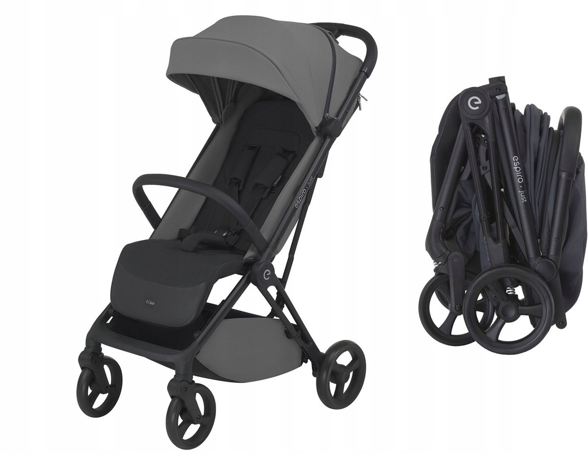 Espiro JUST Kinderwagen - Lichtgewicht, compact en plat opvouwbaar