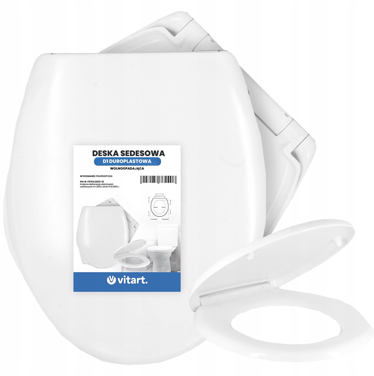 Duroplast Toiletbril D1 - Zachtsluitend, Duurzaam en Universeel