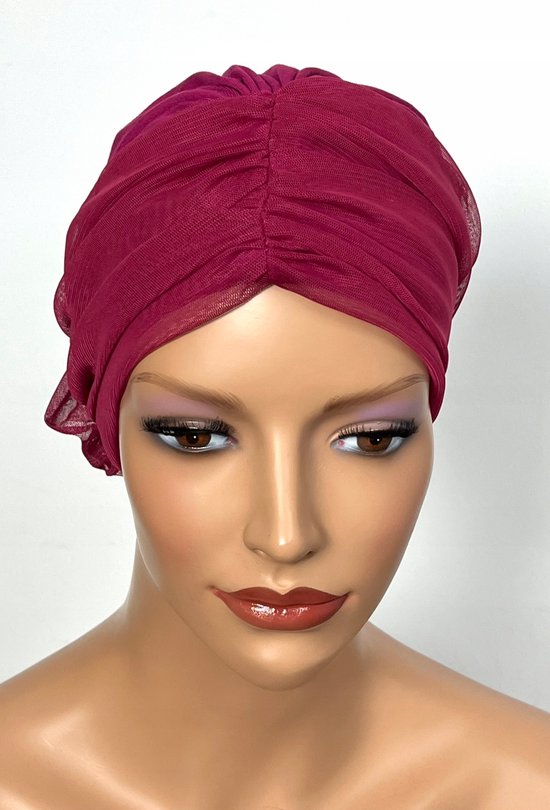Chimio Turban Pour Femmes,Écharpe De Tête En Satin Casquette De Turban