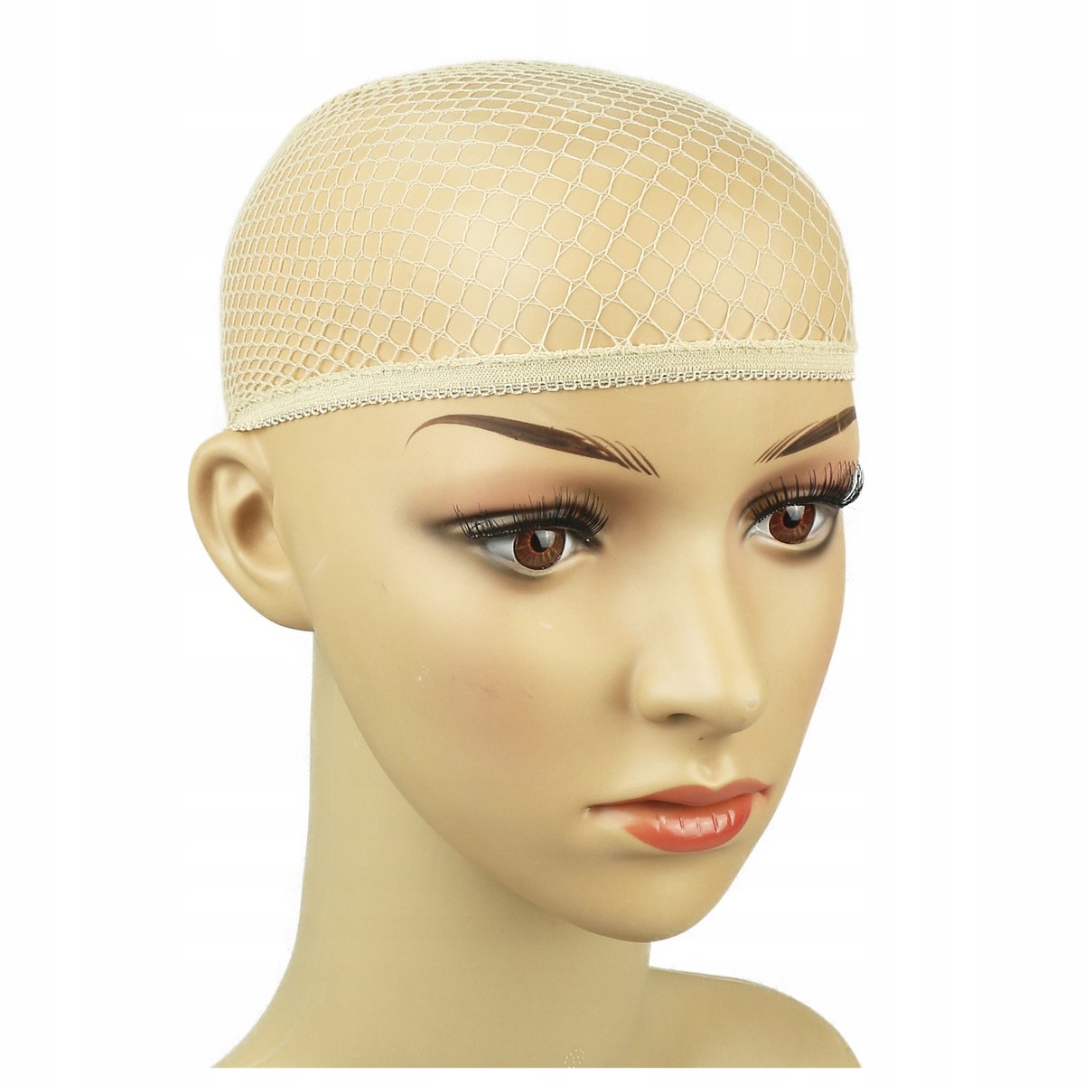 Beige Pruik Kapje - Ademend Net voor Haar en Peruk
