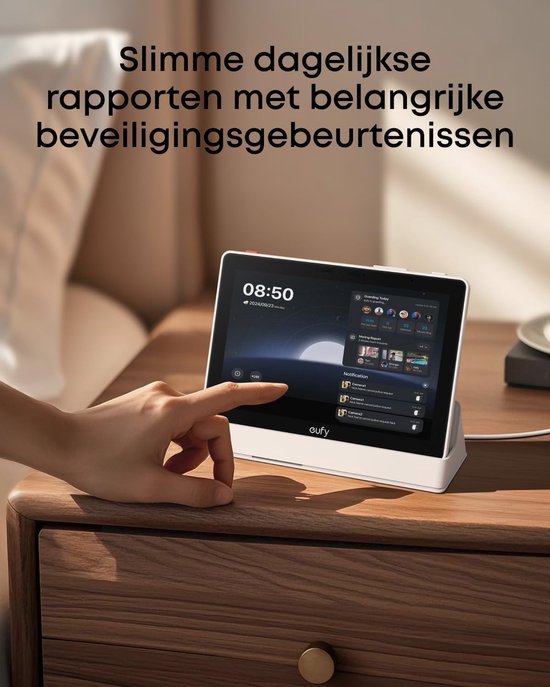 eufy Security eufyCam S4 2-camera set - wit + Smart Display E10 van Eufy — afbeelding 3