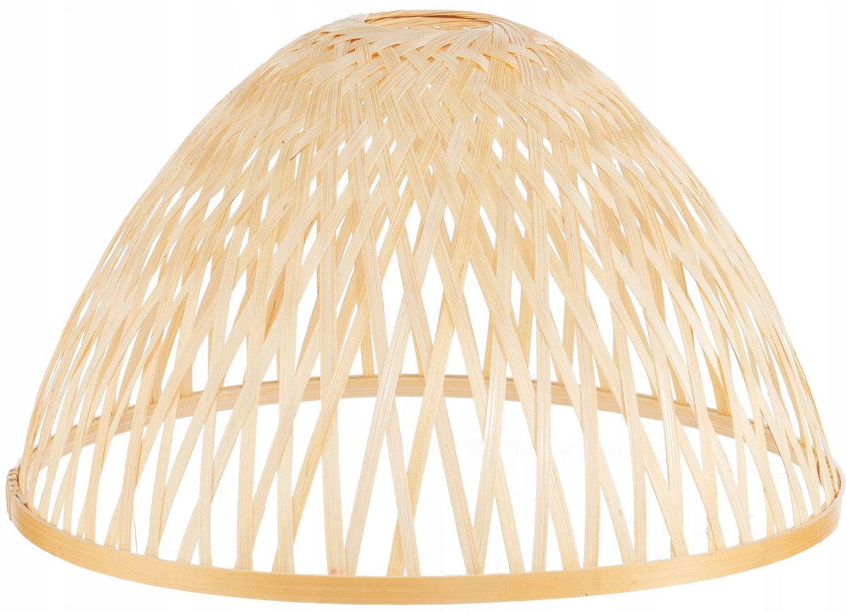 BOHO Bamboe Lampenkap 28cm - Natuurlijk en Sfeervol