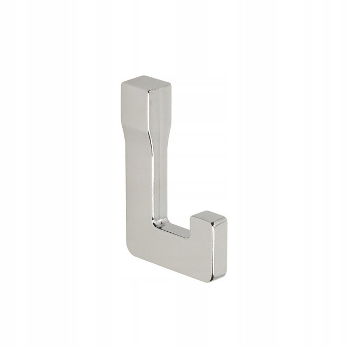 Enkele chromen wandhanger, 53 mm x 91 mm