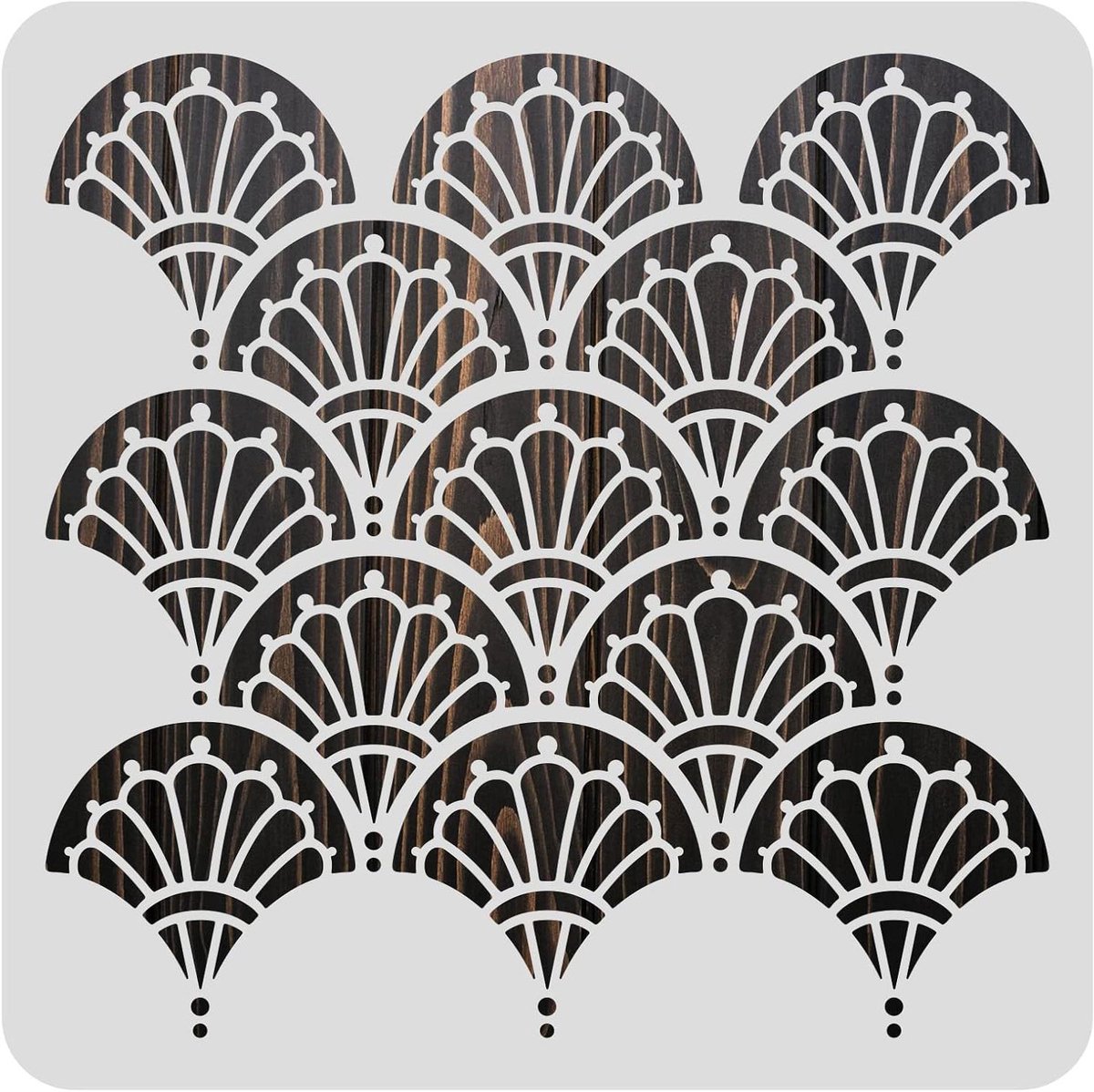 Provento - Grote Art Deco Stencils voor Muur, Meubel en Vloerdecoratie