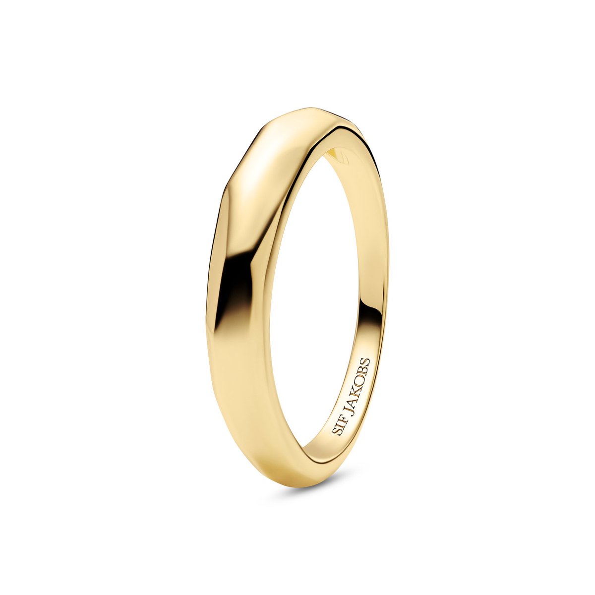 Sif Jakobs Essenza Dames Ring 925 Sterling Silver - Goud - 17.75 mm / maat 56