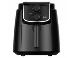 Midea MF‑TN35D - Heteluchtfriteuse - 3,5 L - 1500 W - Zwart - Draaiknoppen