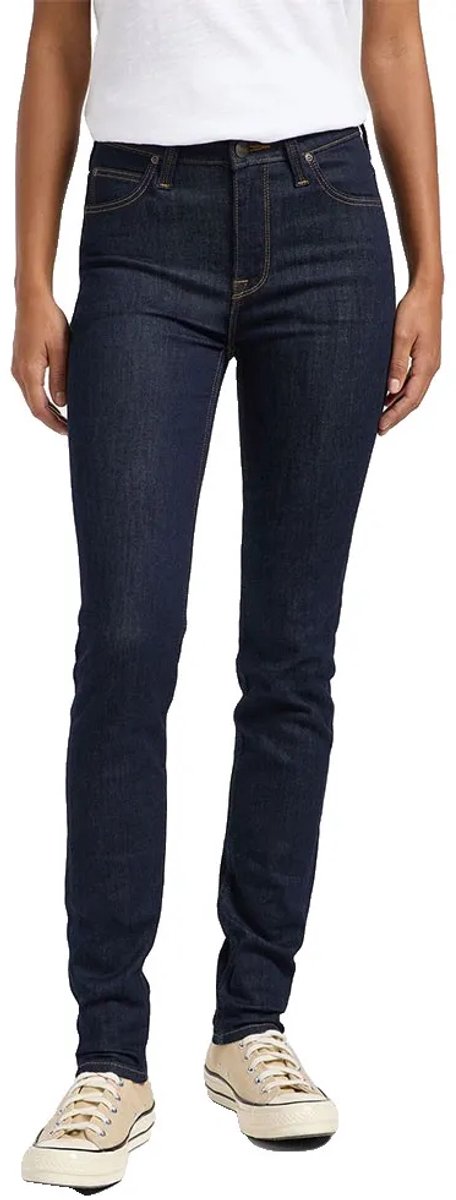 Lee Scarlett Hoogzittende Jeans 29 33 Vrouw Rinsed