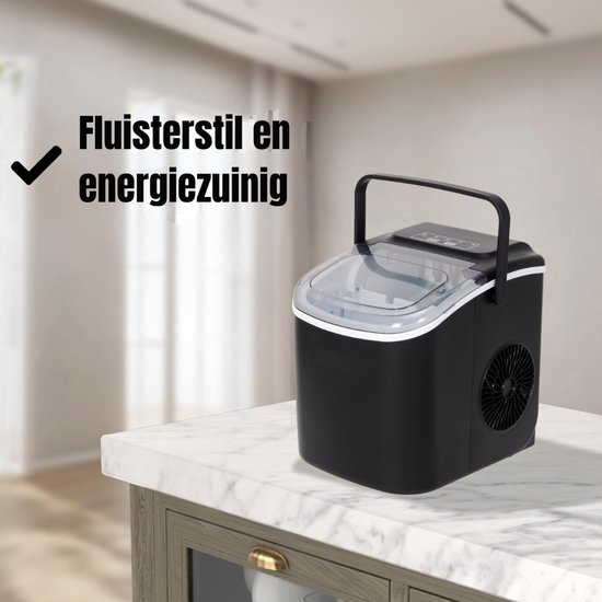 AMA® Ijsblokjesmachine - Ijsblokmachine - Ijsblokjesmaker - Inclusief Ijsschep - 1,3 Liter van Merkloos — afbeelding 2