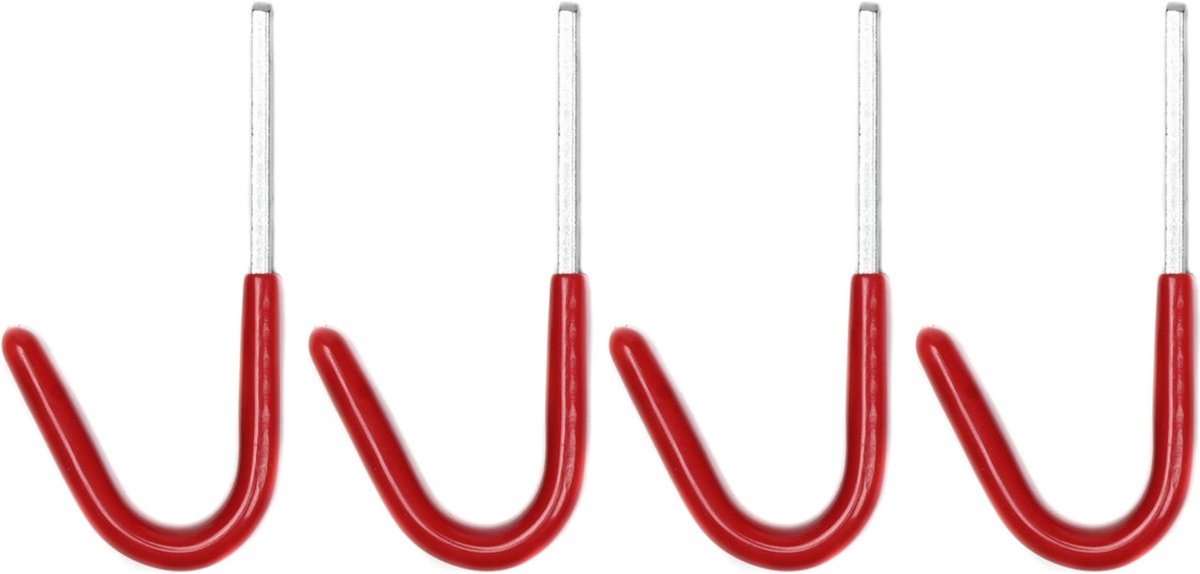 Benson ophanghaken - 4 stuks - 8 x 3.5 cm - max 35 kg