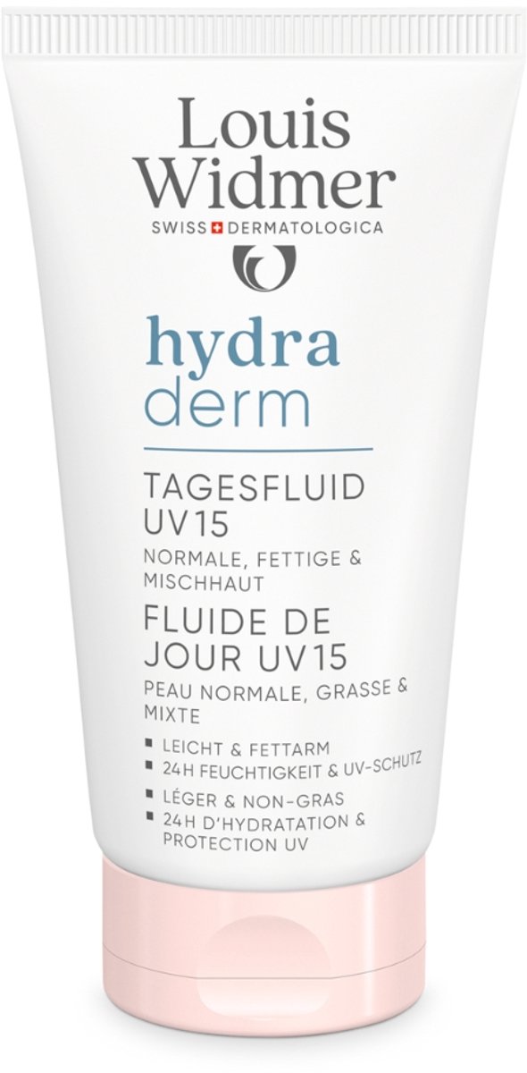 Louis Widmer Hydraderm Dag Fluide UV 15 Geparfumeerd