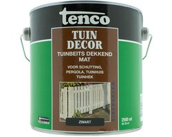 Tenco Tuindecor - Zwart - Mat - 2,5 liter