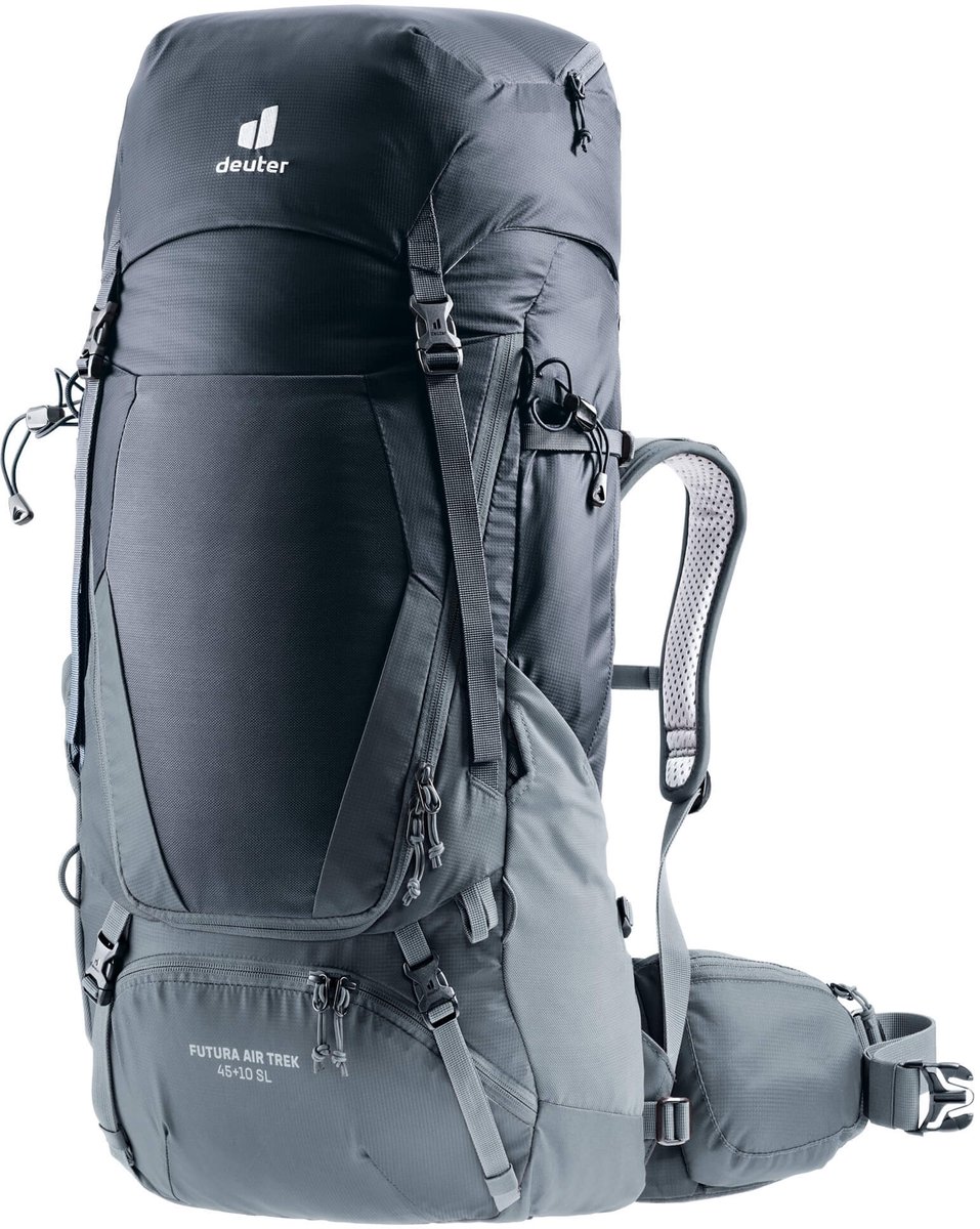 Deuter Futura Air Trek 45 + 10 SL - Trekkingrugzak - Dames Black / Graphite 45 + 10 L