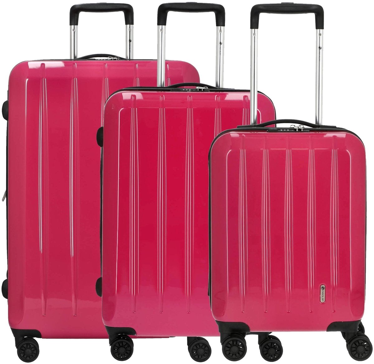 CHECK.IN London 2.0 Trolley-set 3-delig (pink)