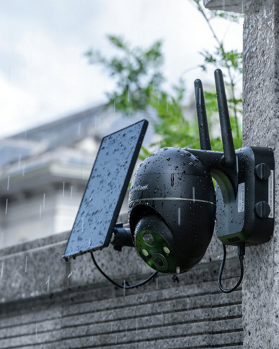 ieGeek ZS-GX1S Beveiligingscamera Buiten 2K 3MP - PTZ Bewakingscamera Buiten Draadloos - CCTV IP Security Camera Outdoor met - met Zonnepaneel - 355°/90° Draaien - Humanoïde Bewegingsdetectie Tracking – foto 8