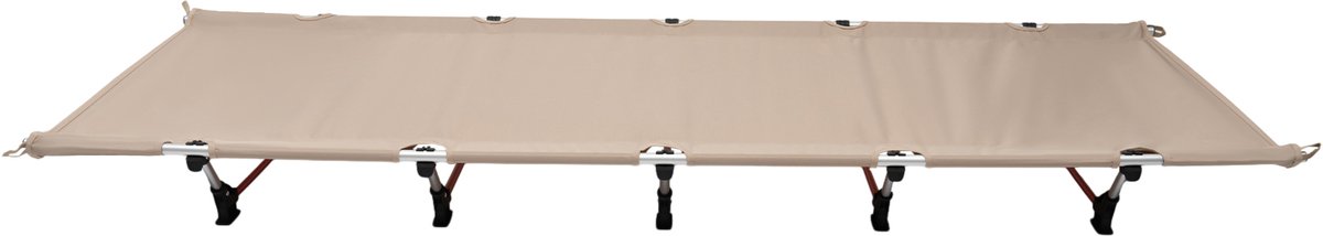 Campingbedden Volwassenen 190*65*17cm Vouwbare Opklapbed Draagbaar Bed Tot 150kg Voor Tent Reizen Vissen Kaki