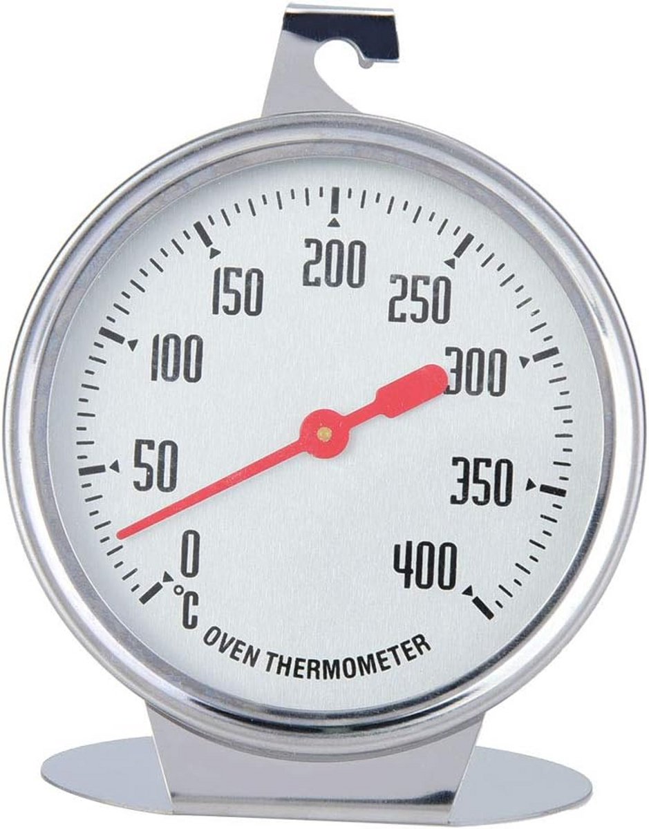Oventhermometer RVS voor Oven, Grill en Smoker - Direct Aflezen