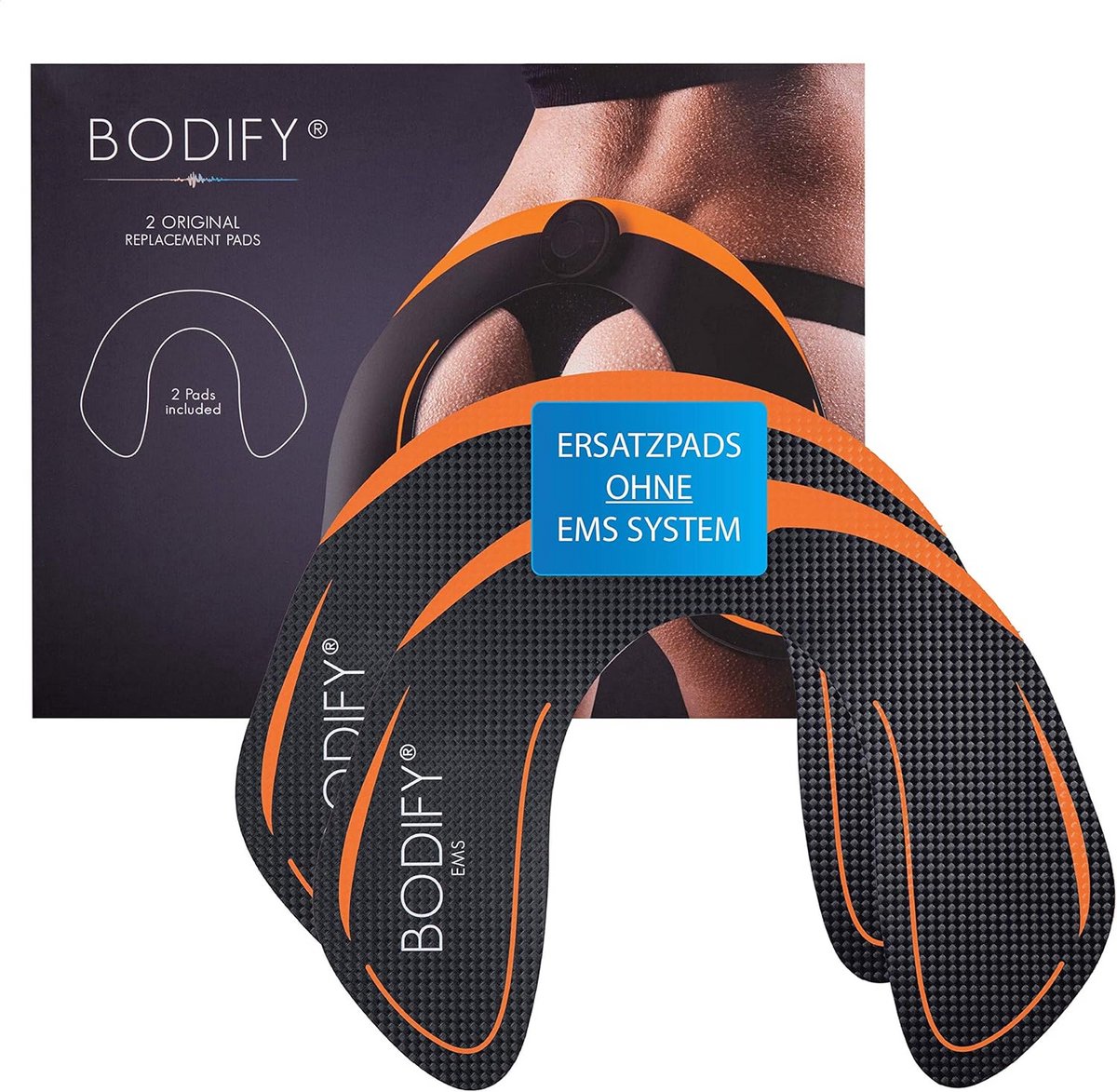 Vervangende Gel Pads (Set van 2) voor EMS Heup- en Bilspiertrainer